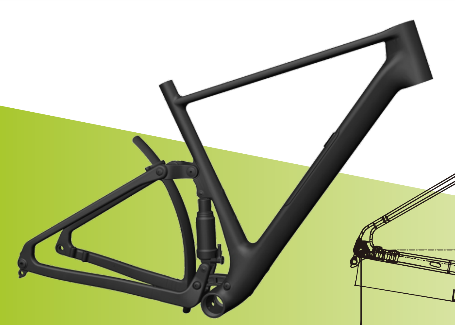 Suspension Gravel frame GV202